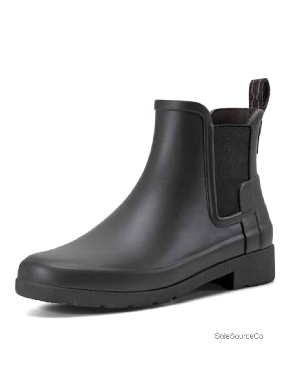 Waterproof Refined Chelsea Ankle Rain Boots Pull-On Rubber